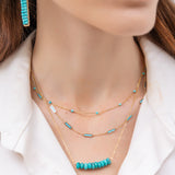 Inlay Station Necklace