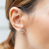 Christoff Earrings - Diamonds