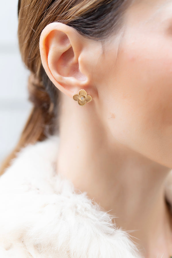 Golden Alhambra Earrings