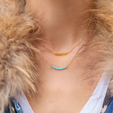 Bar Necklace - Sleeping Beauty Turquoise