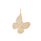 Pave Diamond Butterfly Pendant