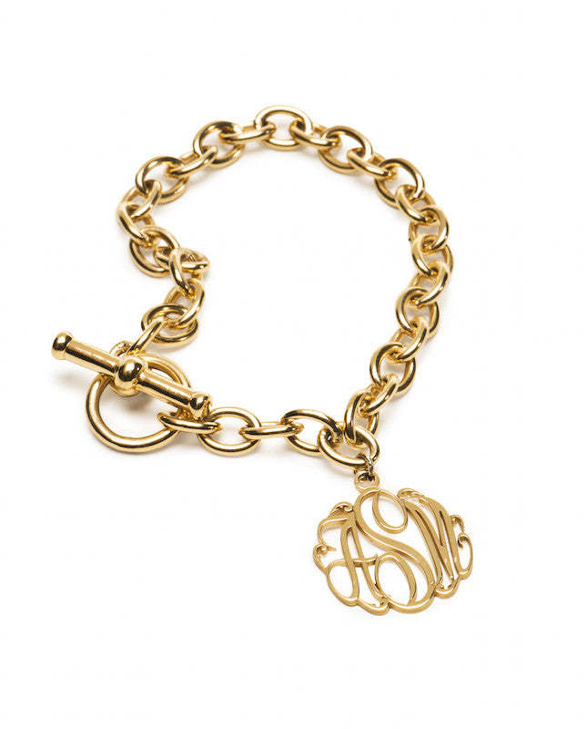 Monogram Toggle Bracelet