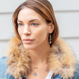 Petaluma Earrings - Blue Topaz