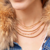Petite Paperclip Necklace - Gold-Filled
