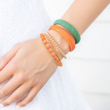 Orange Stingray Flat Cuff - 10mm
