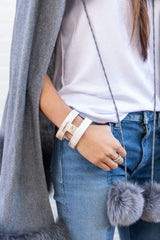 Cream Horn H Cuff