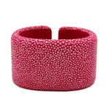 Pink Stingray Oval Cuff - 40mm