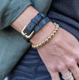 Stingray Double Wrap Bracelet - Black