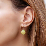 Green Mother of Pearl Earring