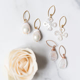 Coronado Earrings - White Freshwater Pearl