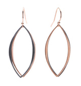 Mt. Tam Earrings - Rose Gold