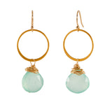 Rutherford Earrings - Peruvian Opal