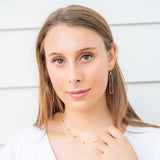 Catalina Earrings - Garnet