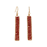 Catalina Earrings - Garnet