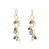 Petaluma Earrings - Blue Topaz