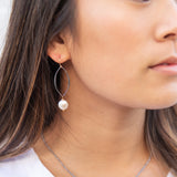 Aspen Earrings - Coin Pearl