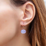 Lavender Quartz Drop Earrings