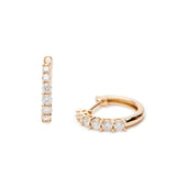Diamond Huggies - 14k Gold