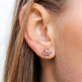 Christoff Earrings - Rainbow Moonstone