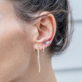 Diamond Huggies - 14k Gold