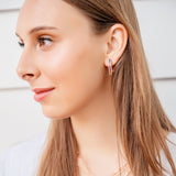 Rainbow Sapphire Earrings