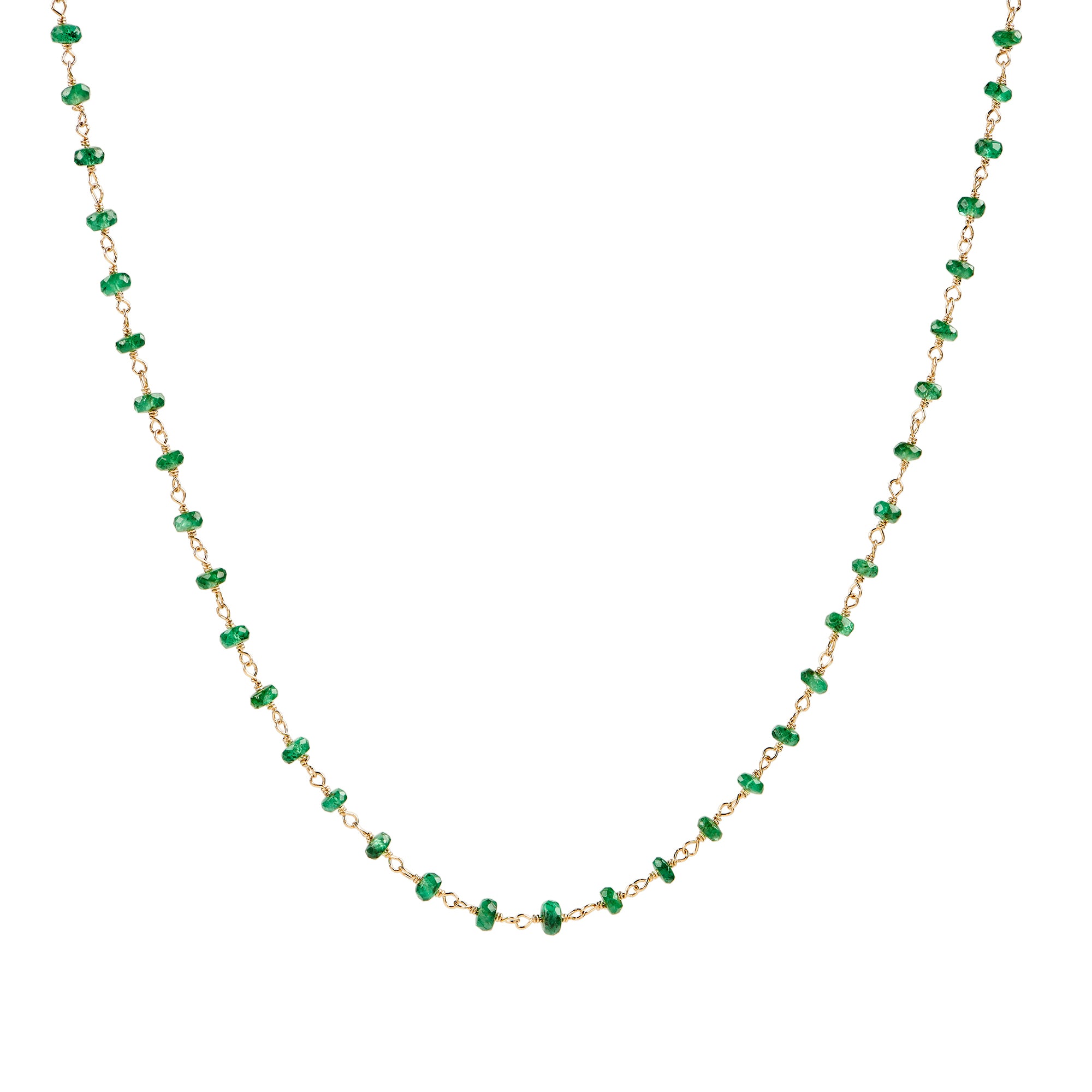Simplicity Necklace - Emerald – Andrea Montgomery Designs