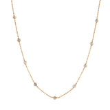 Station Necklace - Labradorite