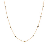 Station Necklace - Pyrite