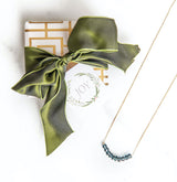 Large Bar Necklace - London Blue Topaz