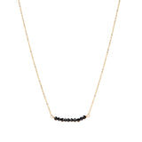 Bar Necklace - Blue Sapphire