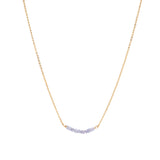 Bar Necklace - Tanzanite