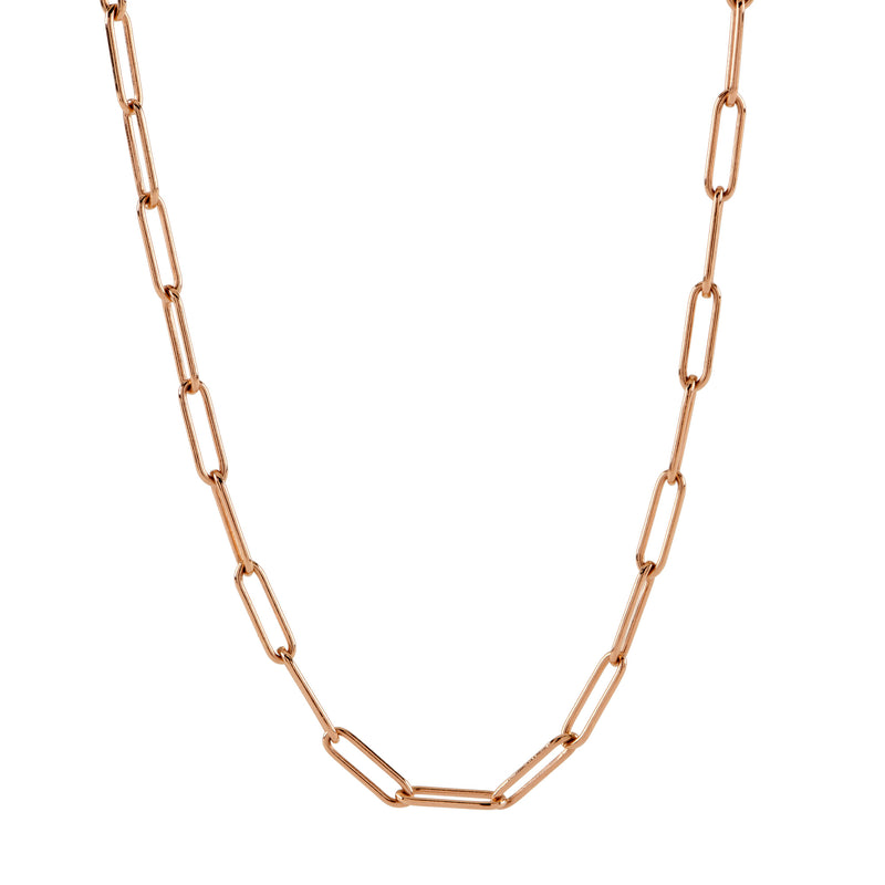 Paperclip Necklace - Rose Gold Filled
