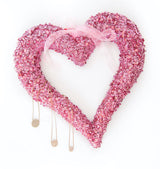 Pave Diamond Disc Necklace - Petite