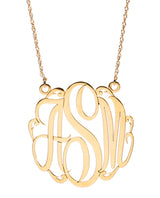 Script Monogram Necklace