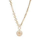 Large Gold Links Necklace - 14kYG