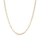 Petite Paperclip Necklace - Gold-Filled