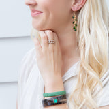 Green Stingray Flat Cuff - 10mm