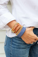 Blue Stingray Flat Cuff - 20mm