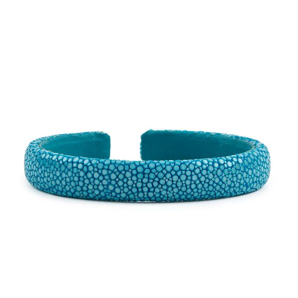 Teal Stingray Flat Cuff - 10mm