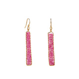 Catalina Earrings - Pink Sapphire