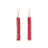 Catalina Earrings - Ruby