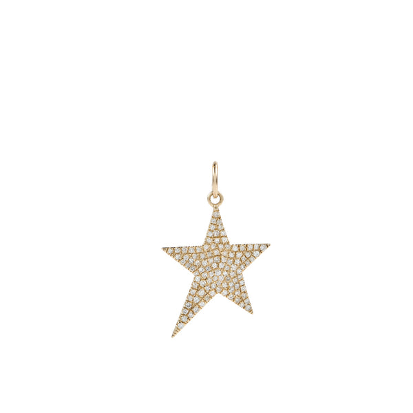 Pave Diamond Star - 14kYG