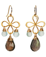 Carmel Chandelier - Peruvian Opal and Labradorite