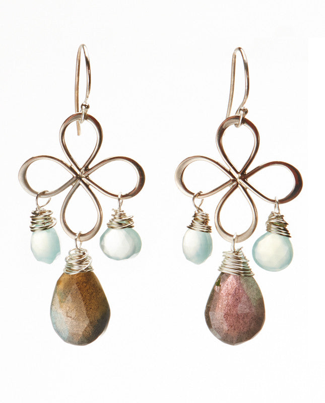 Carmel Chandelier - Peruvian Opal and Labradorite