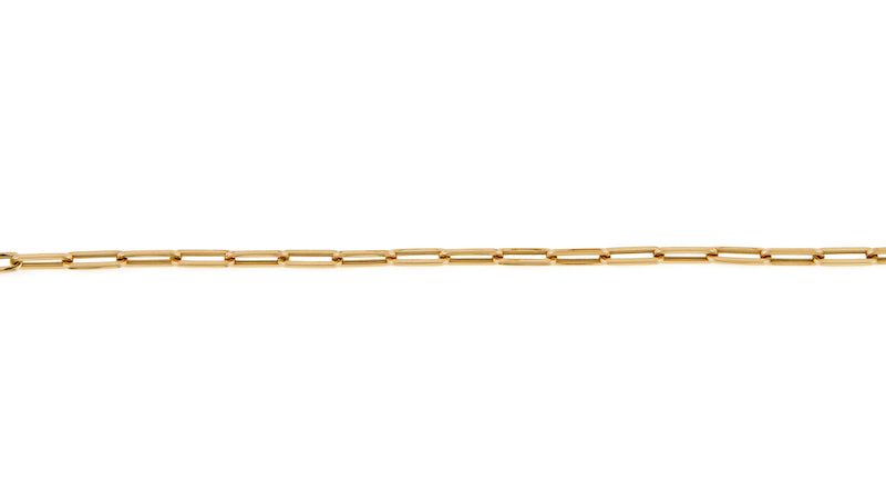 Gold Paperclip Necklace - Small