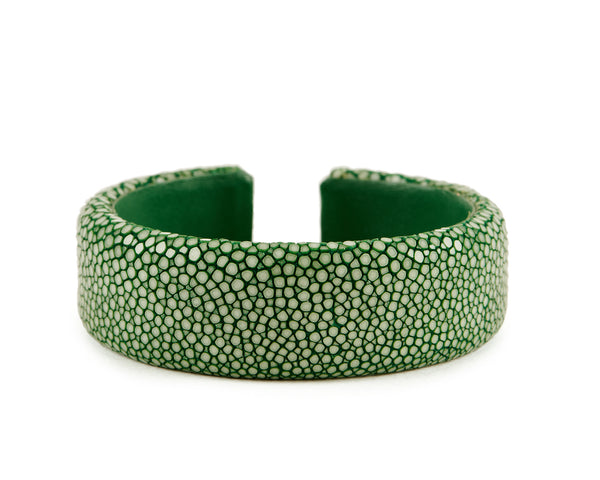 Green Stingray Flat Cuff - 20mm