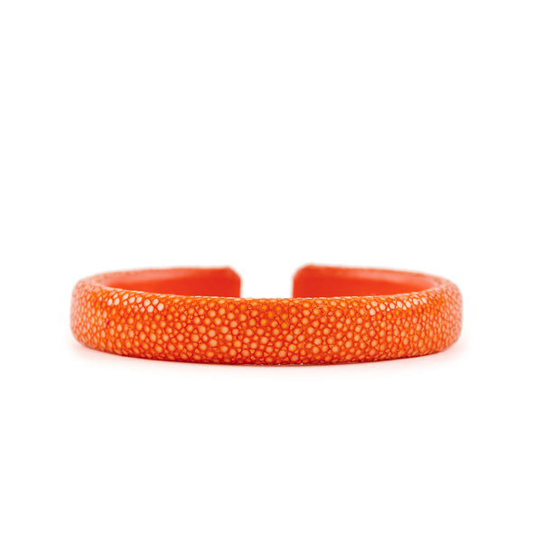 Orange Stingray Flat Cuff - 10mm