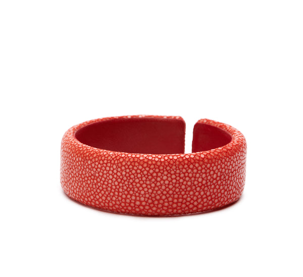 Orange Stingray Flat Cuff - 20mm