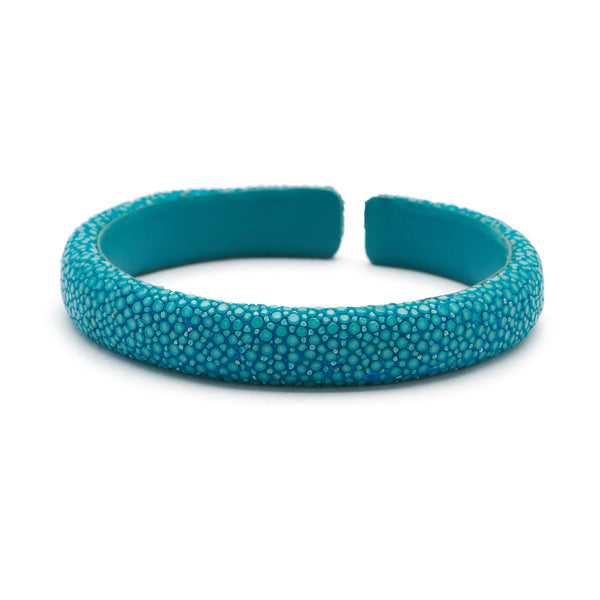 Turquoise Stingray Flat Cuff - 10mm