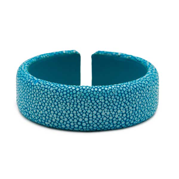 Turquoise Stingray Flat Cuff - 20mm